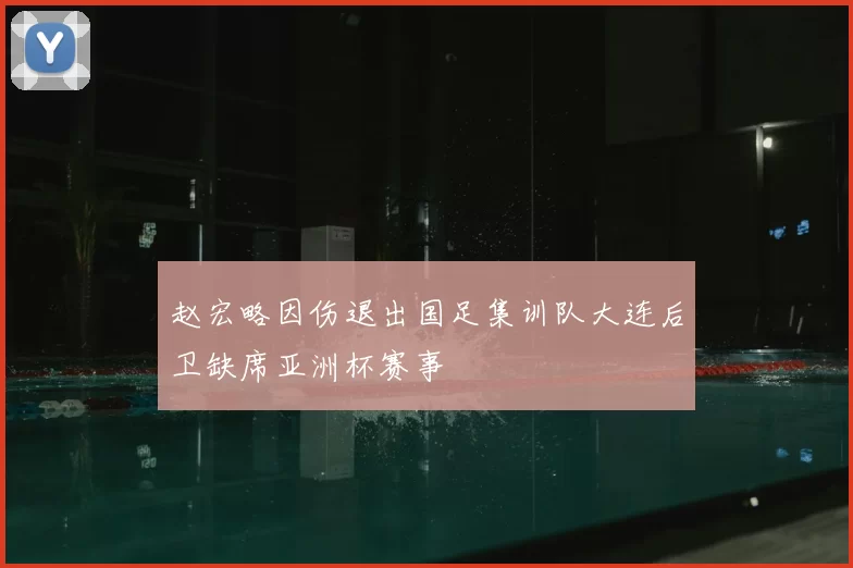 赵宏略因伤退出国足集训队大连后卫缺席亚洲杯赛事